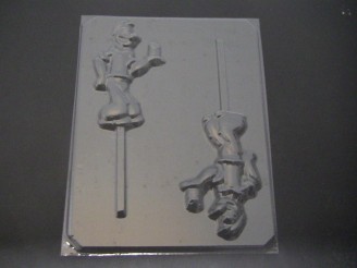 184sp Sailor Man Chocolate or Hard Candy Lollipop Mold